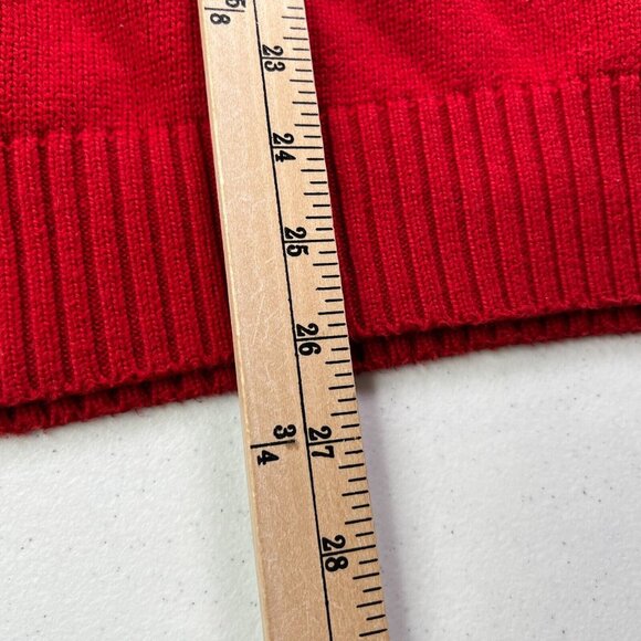Polo Ralph Lauren 1/4 Zip Sweater Mens Xxl Red Long Sleeve Office Casual - Picture 8 of 8